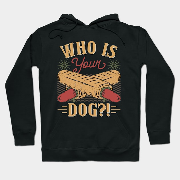 Hotdog Fast Food Quote Hoodie by FUNNYTIMES